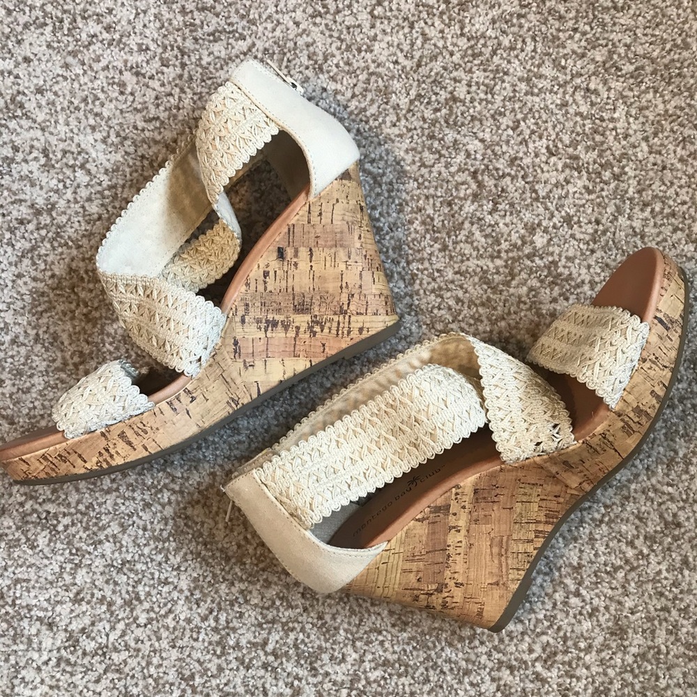 Woven Wedges Size 8